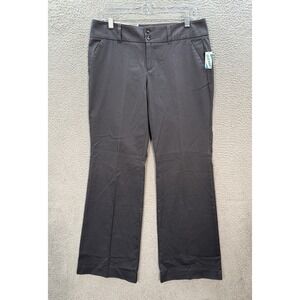 Old Navy Pants Womens 10 Gray Mid Rise Stretch Trousers Careerwear Preppy NEW